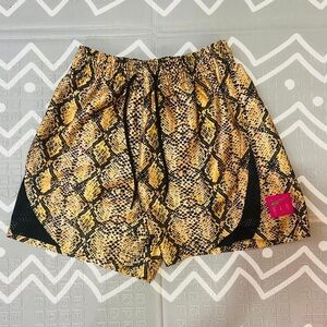 Nike limited edition animal snake print shorts